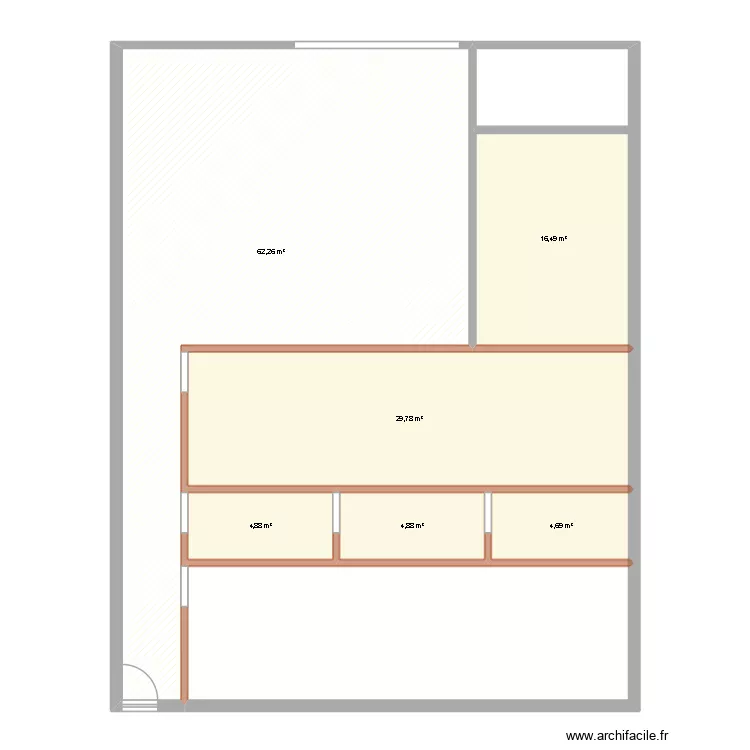 BIRINE 2 DMEN. Plan de 6 pièces et 123 m²