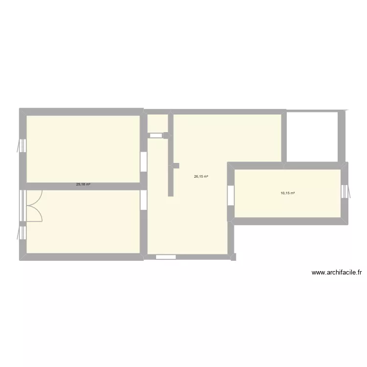 FRULLANI APPARTEMENT. Plan de 3  et 65 m²