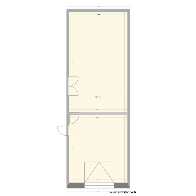 GARAGE. Plan de 1 et 90 m² GARAGE. Plan de 1 et 90 m²