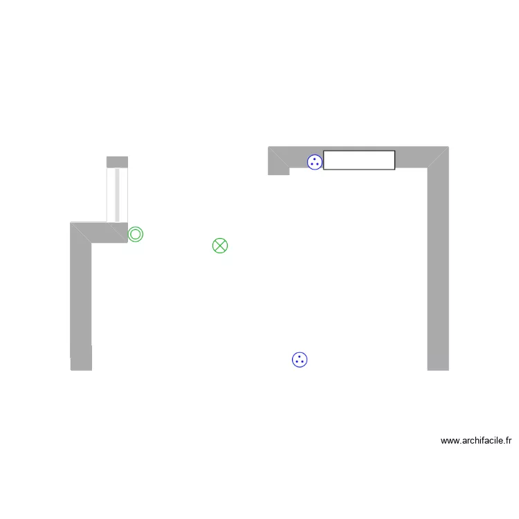 plan chambre . Plan de 