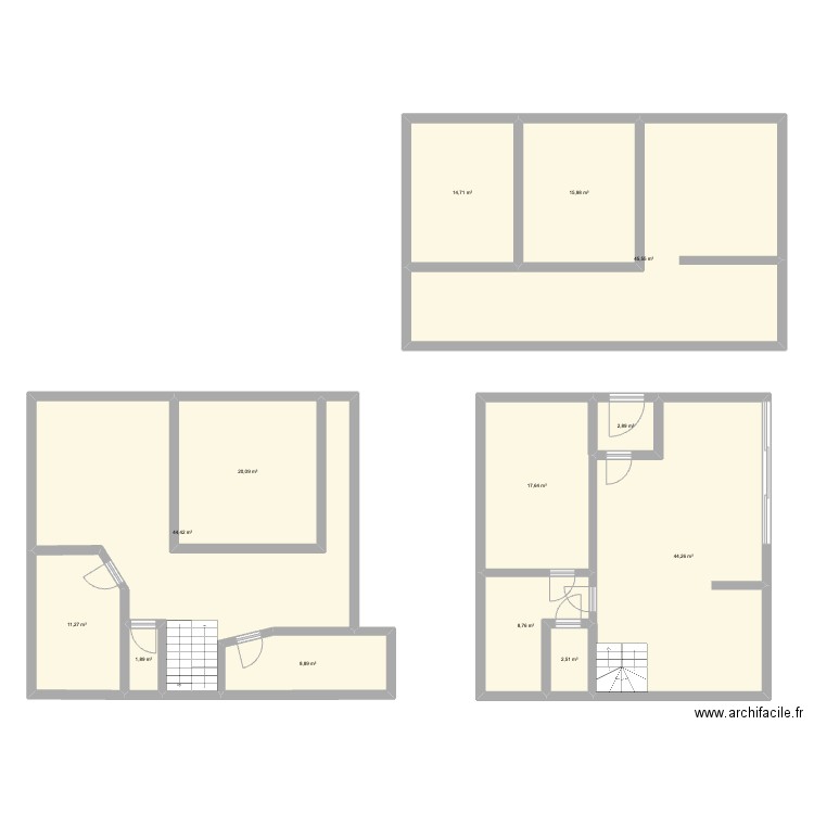Ma maison. Plan de 13 pièces et 239 m2