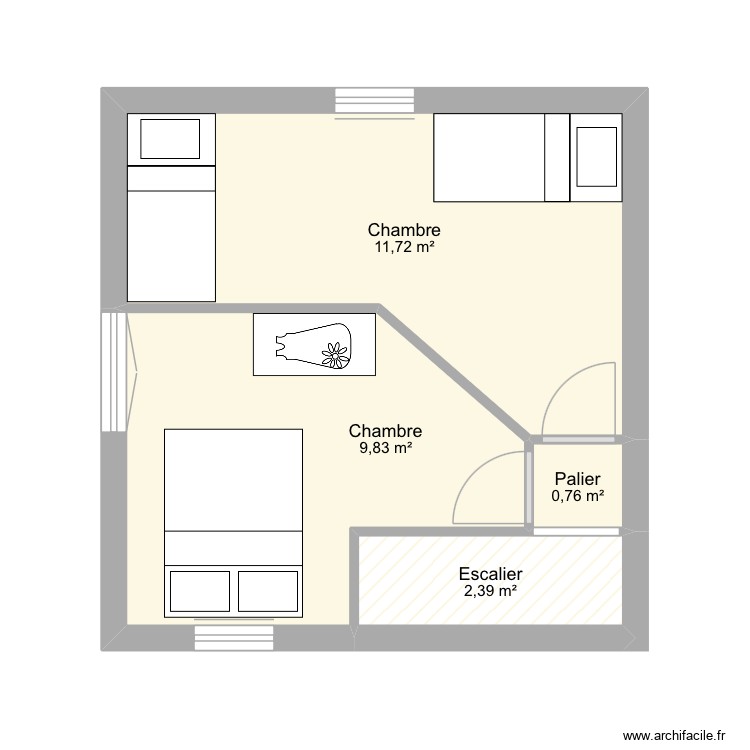 G&icirc;te 1 etage. Plan de 0 pièce et 0 m2