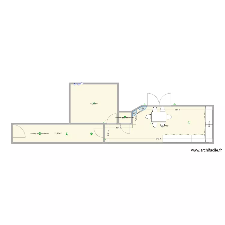 COMMUNS BURTON. Plan de 