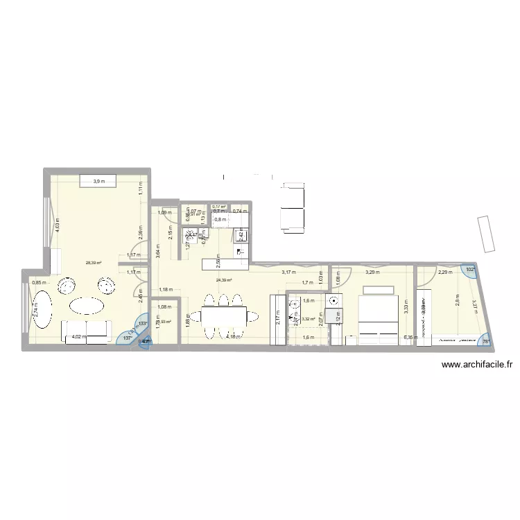 appt lorilleux 5. Plan de 