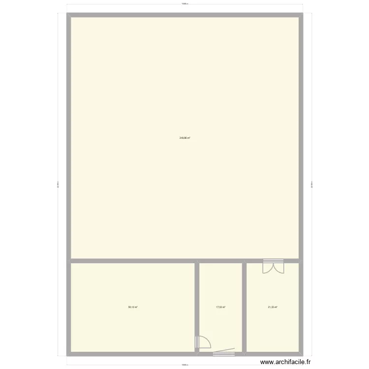 JOSSE RDC. Plan de 4 pièces et 338 m² JOSSE RDC. Plan de 4 pièces et 338 m²