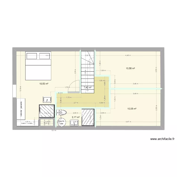 PAM HC etage 2. Plan de 