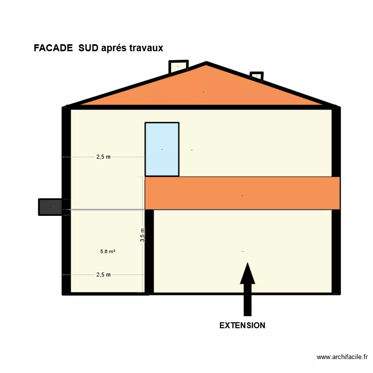 DP CAPO PLANS FACADES SUD. Plan de 