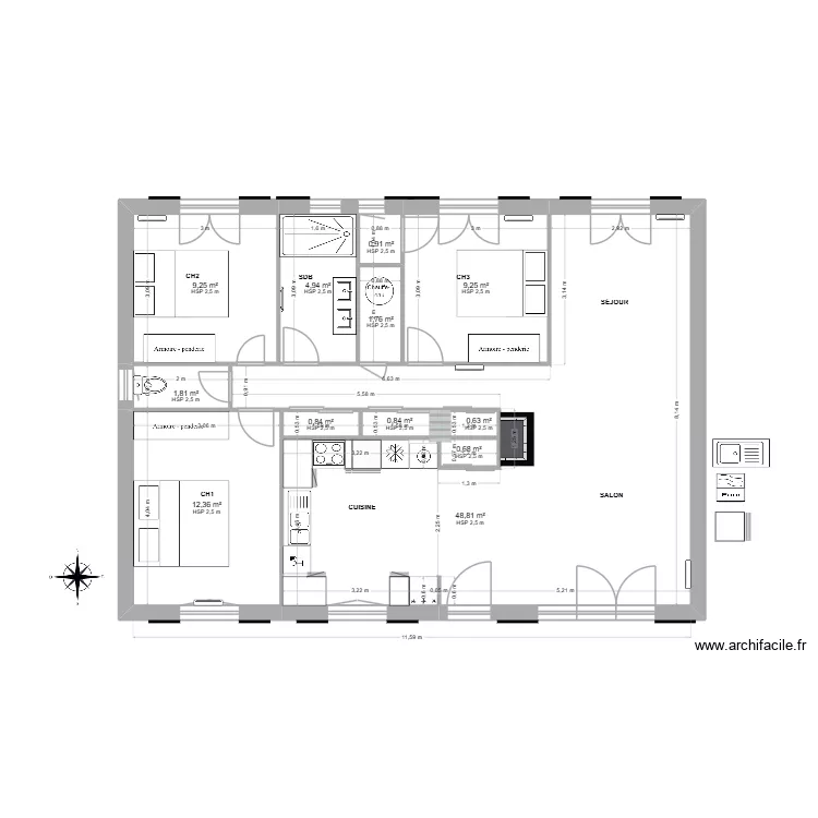 Plan projet 2_Paron. Plan de 12 et 92 m² Plan projet 2_Paron. Plan de 12 et 92 m²