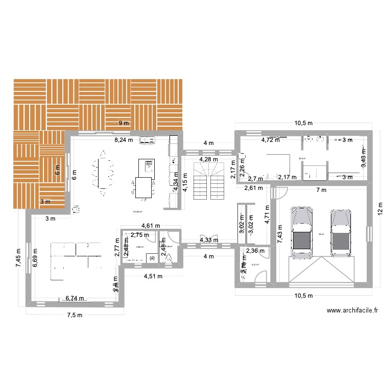 new. Plan de 0 pièce et 0 m2