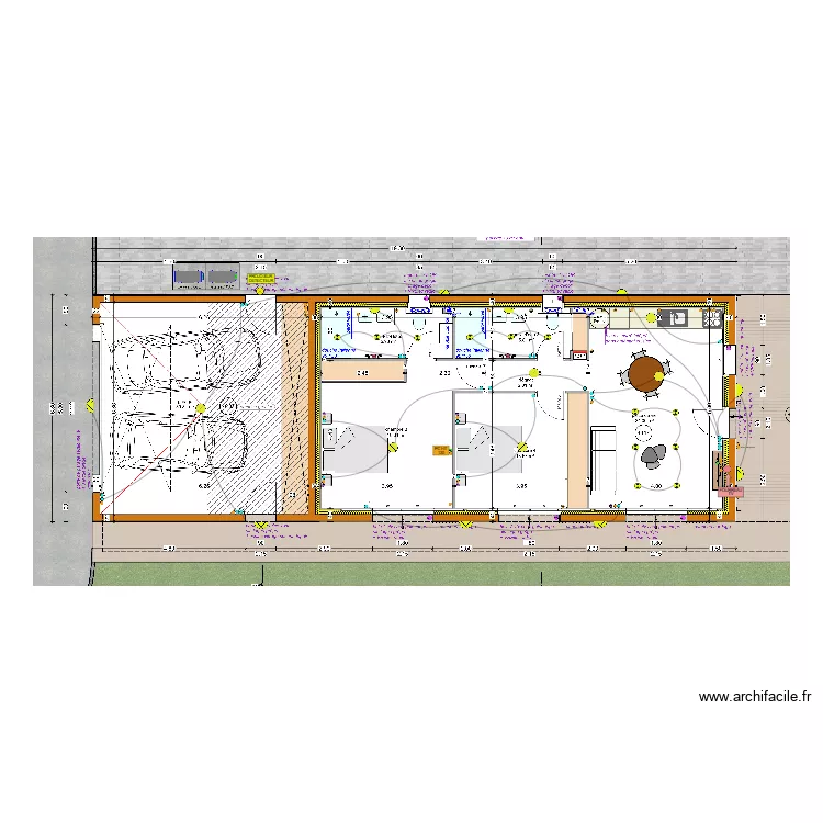 BRISSON ELEC EXTENSION 5. Plan de 