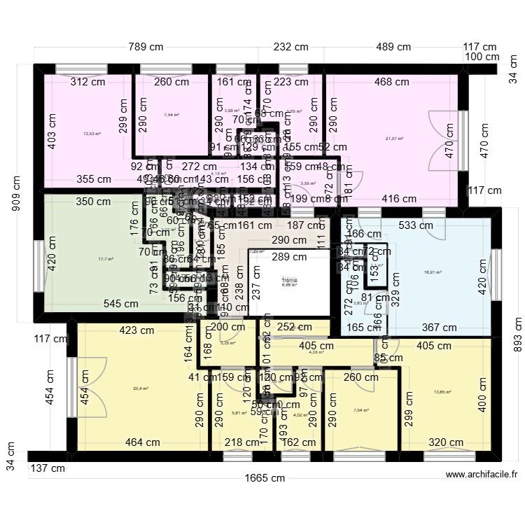 Voltaire. Plan de 0 pièce et 0 m2