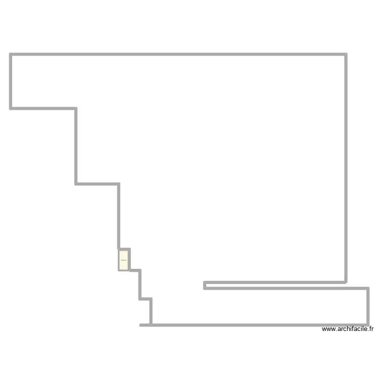 ferme du ti'pas. Plan de 1  et 2 m²