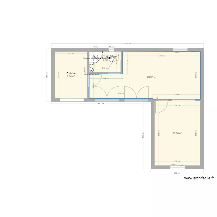 Plan bureaux. Plan de 