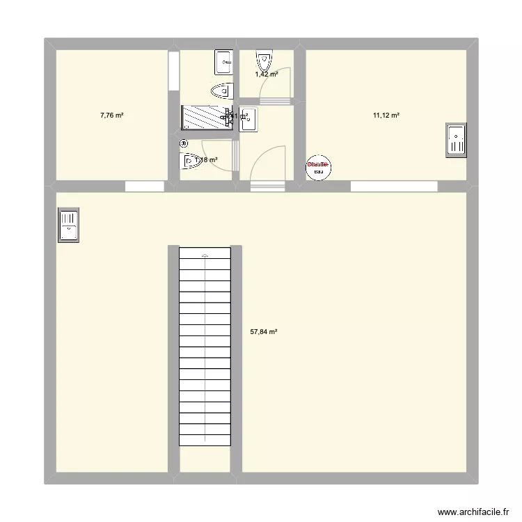 wc lokal. Plan de wc lokal. Plan de