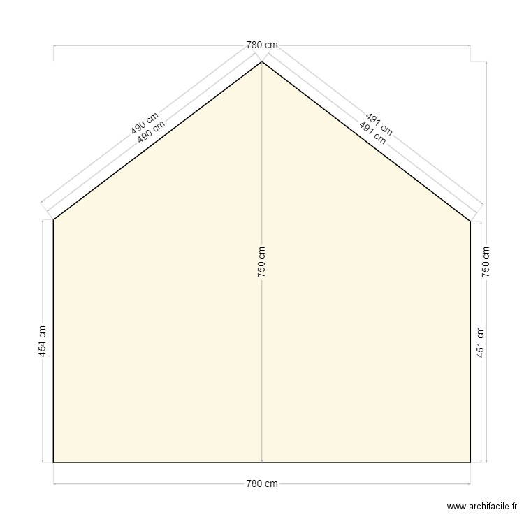 PLAN DE COUPE SUD. Plan de 0 pièce et 0 m2