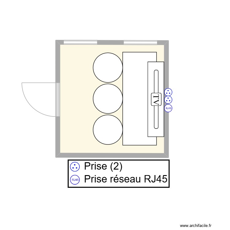 Salles de r&eacute;union 3-4 places. Plan de 0 pièce et 0 m2