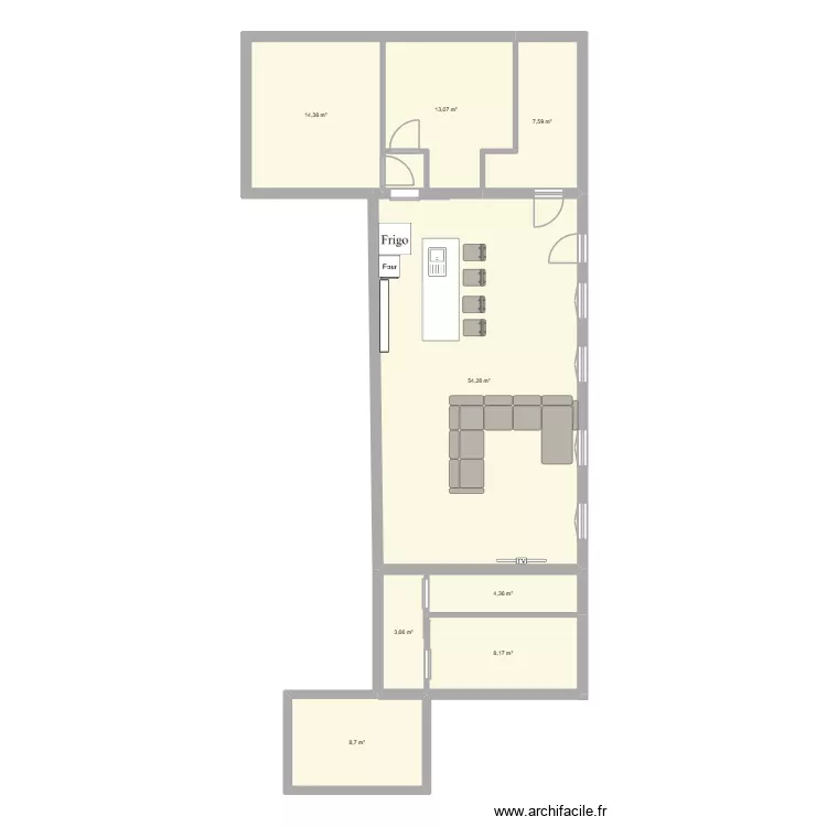 appart morez. Plan de 8  et 114 m²