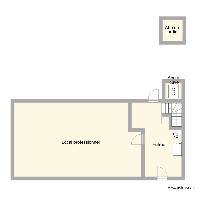 transaxia rdc. Plan de 5 pièces et 81 m2
