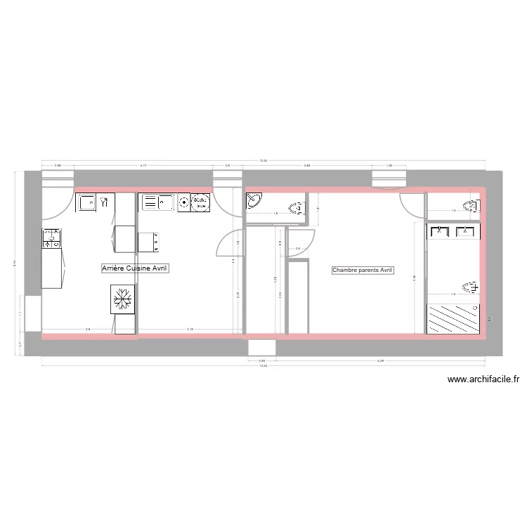 Chaufferie Avril avec cotes 2. Plan de 