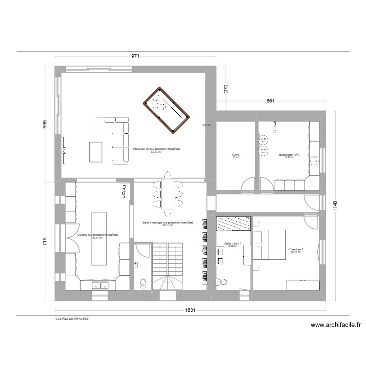 BAS. Plan de 0 pièce et 0 m2