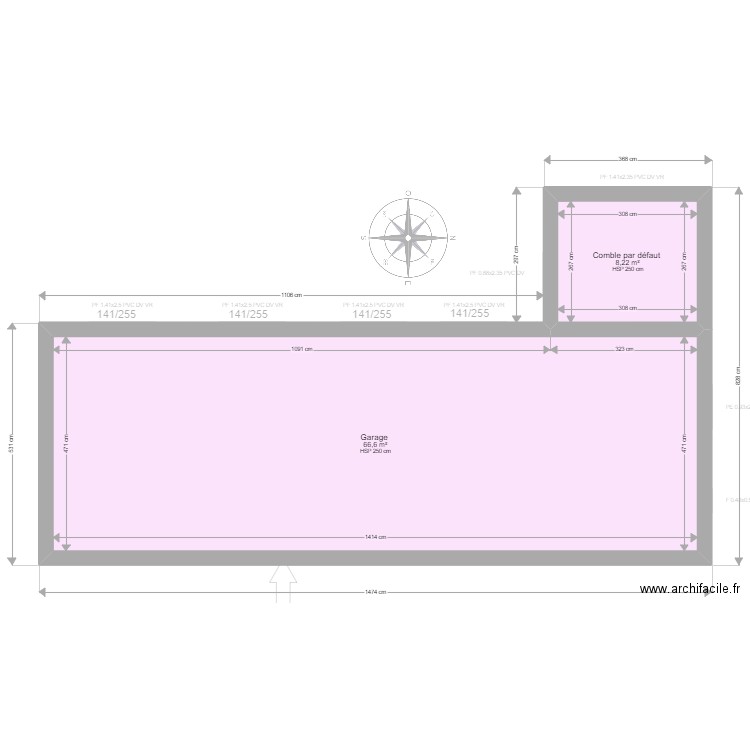 ML24004004 - LEFEVRE . Plan de 11 pièces et 223 m2