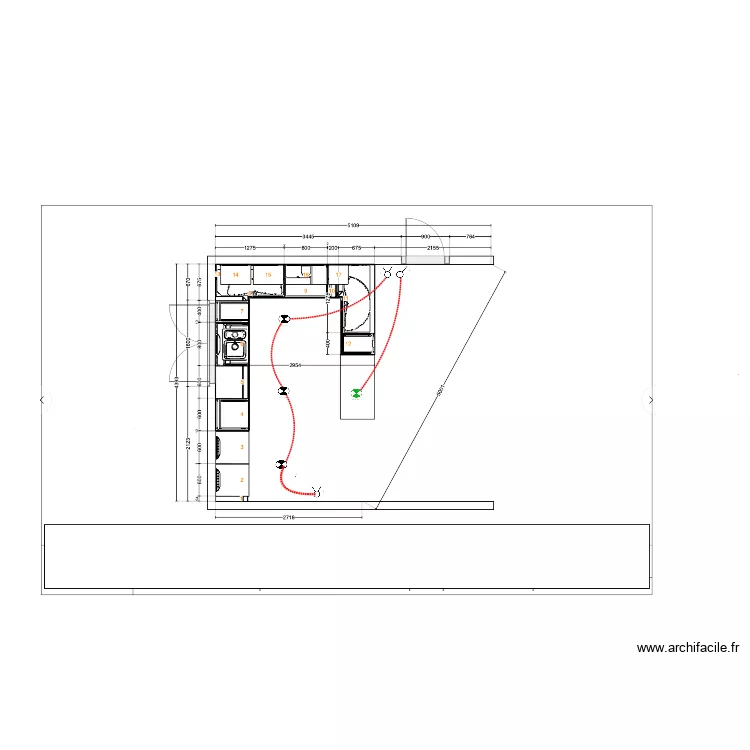 Eclairage_cuisine_02. Plan de Eclairage_cuisine_02. Plan de