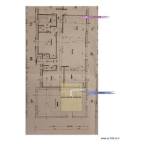 plan maison avec compteur box et PV