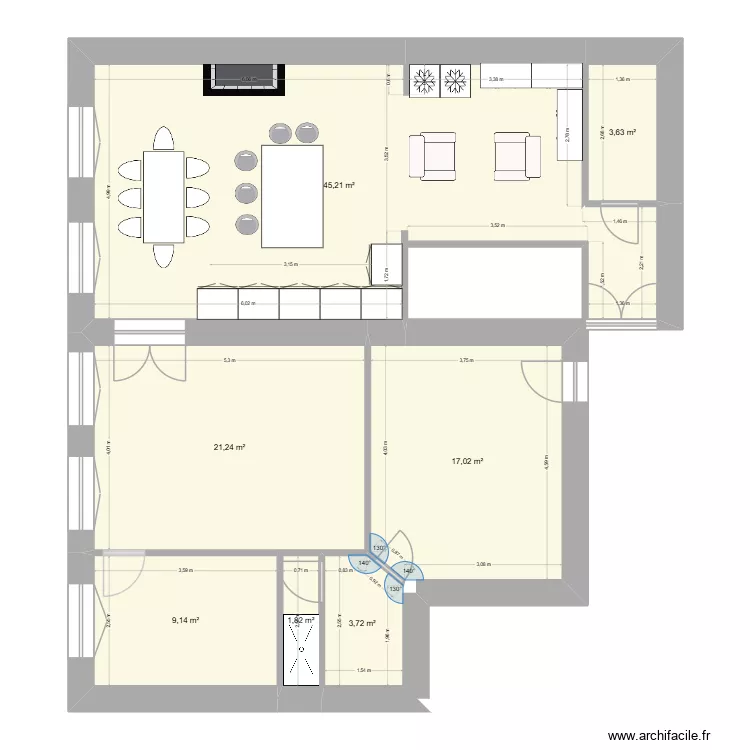 plan appart. Plan de 7 et 102 m² plan appart. Plan de 7 et 102 m²