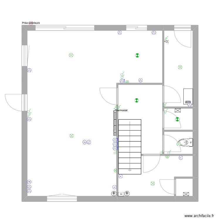 Husson_RDC_Avant. Plan de 0 pièce et 0 m2
