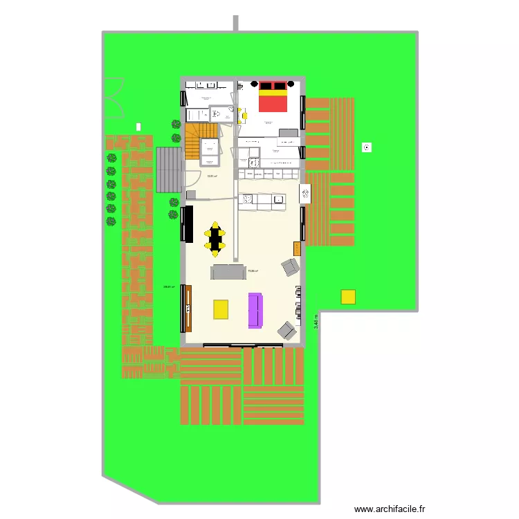 41 SORINS reno + agrandissement 4. Plan de 10 pièces et 631 m²