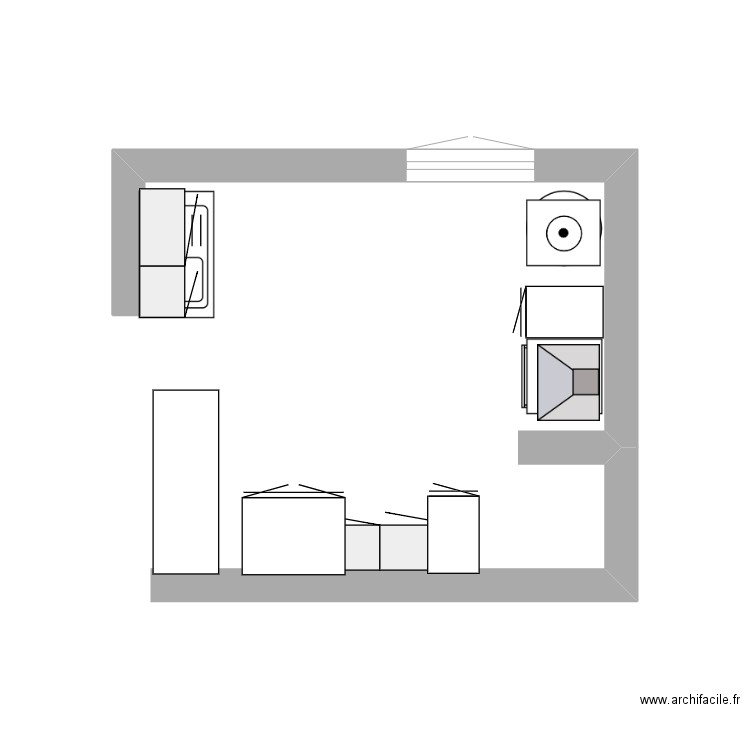 cuisine. Plan de 0 pièce et 0 m2