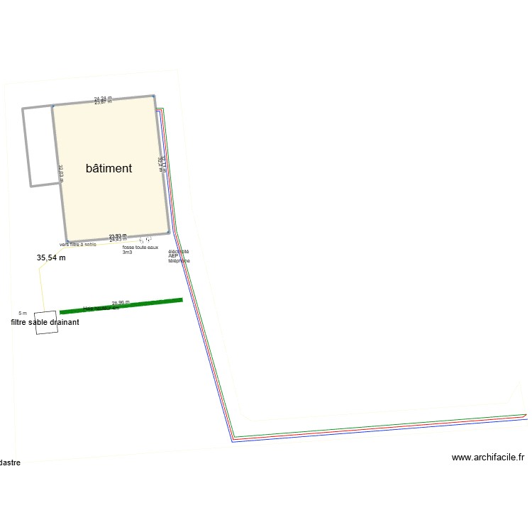 plan masse labo. Plan de 0 pièce et 0 m2