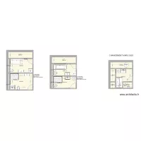 Sanitaire R+2 cas espace ouvert