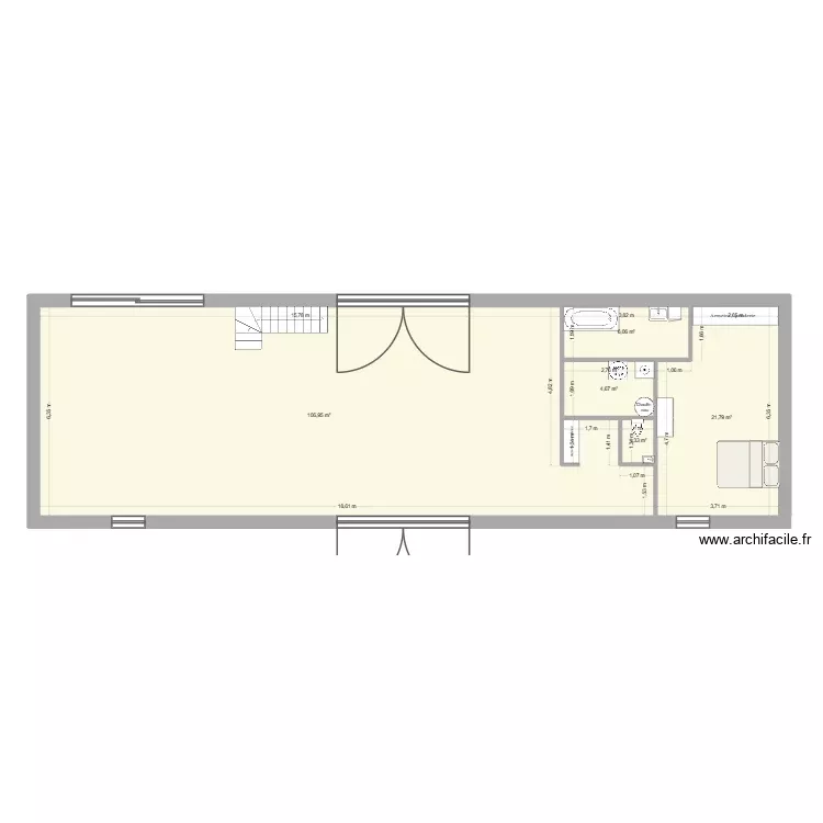 plan grange. Plan de 5 Pièces et 141 m² plan grange. Plan de 5 Pièces et 141 m²