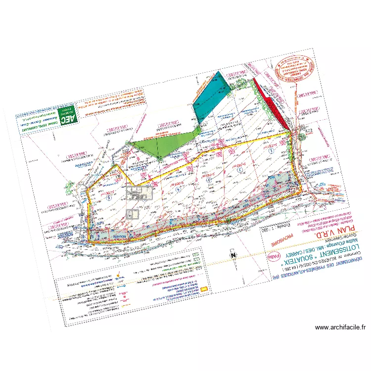 Bilheres avec Garage independant. Plan de 10  et 162 m²