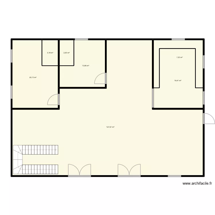 M clémentine. Plan de 7 et 194 m² M clémentine. Plan de 7 et 194 m²