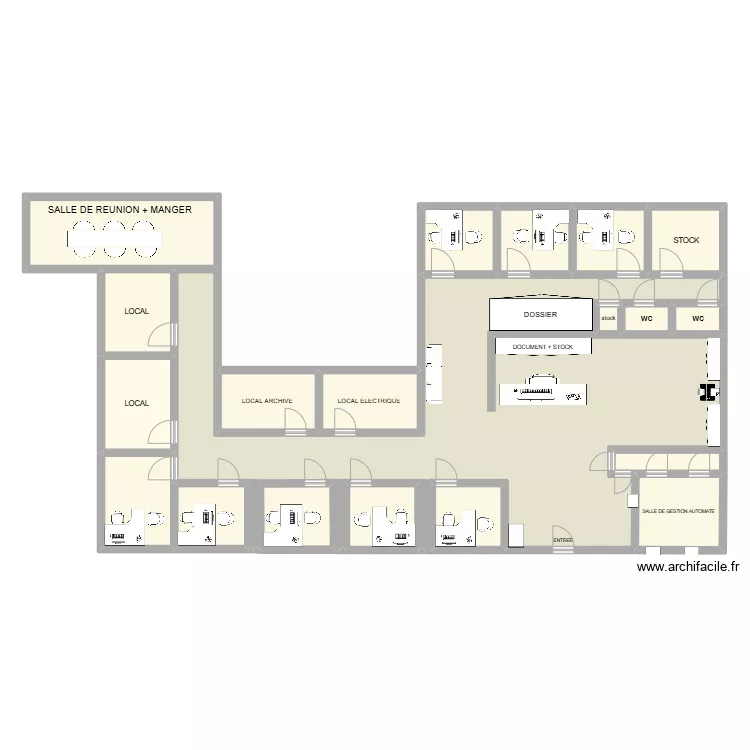 PLAN AGENCE. Plan de 