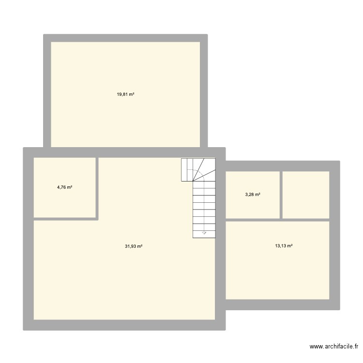 av chateaubriand. Plan de 9 pièces et 109 m2