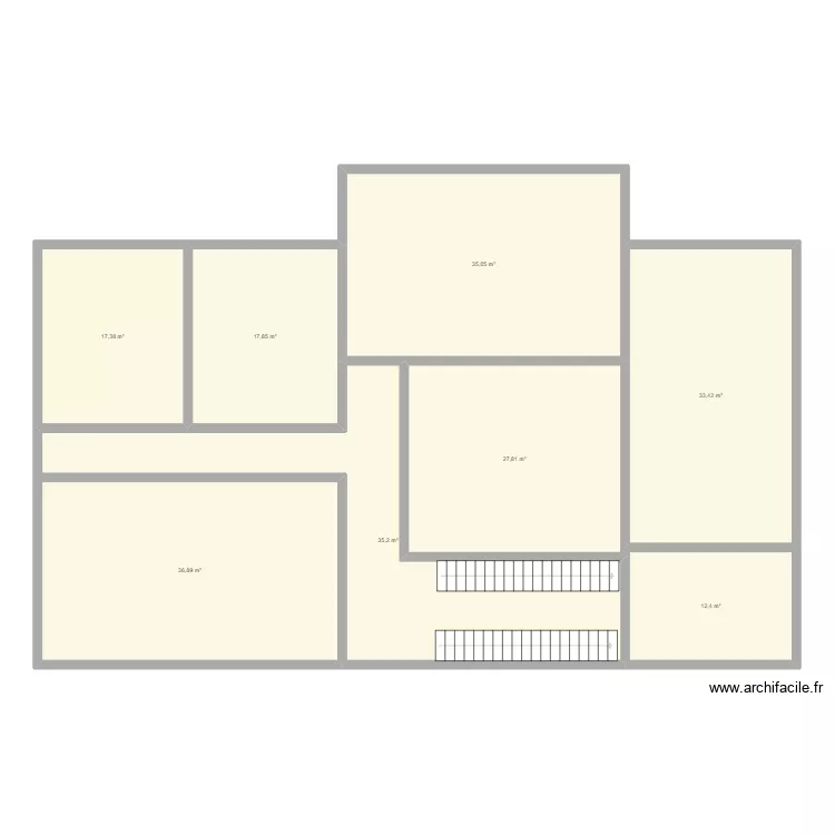 essai nouveau plan. Plan de 9  et 430 m²