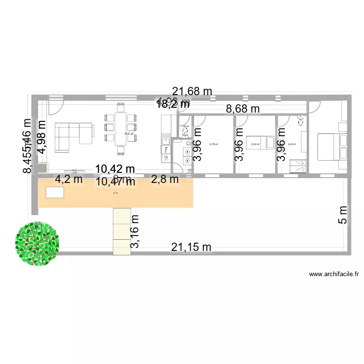 RENOVATION ECURIES (27 09 26). Plan de 5 Pièces et 88 m² RENOVATION ECURIES (27 09 26). Plan de 5 Pièces et 88 m²