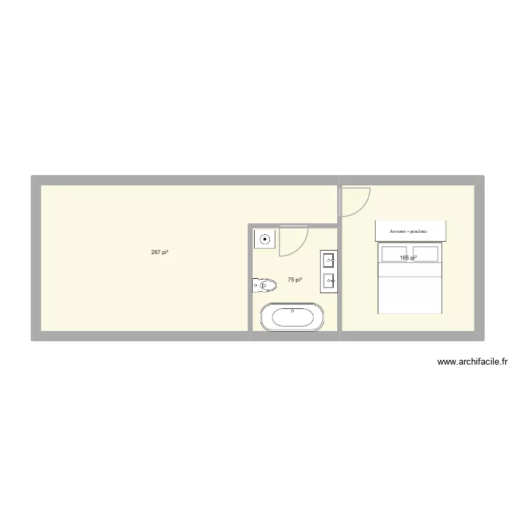 bord de l'eau saint siméon. Plan de 3 et 49 m² bord de l'eau saint siméon. Plan de 3 et 49 m²