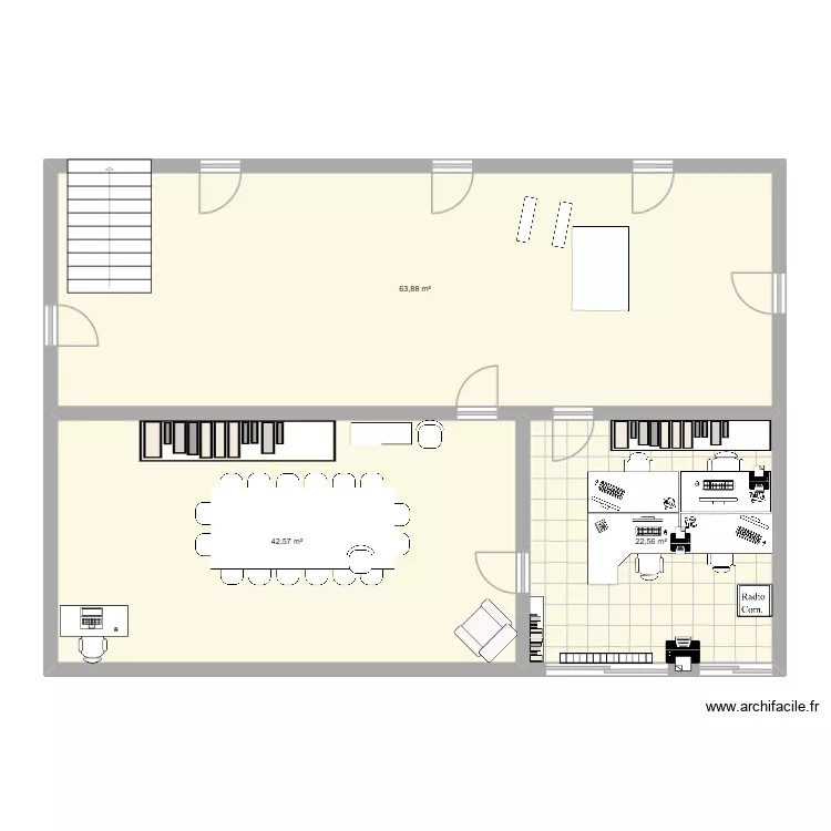 stage2. Plan de 3 et 129 m² stage2. Plan de 3 et 129 m²