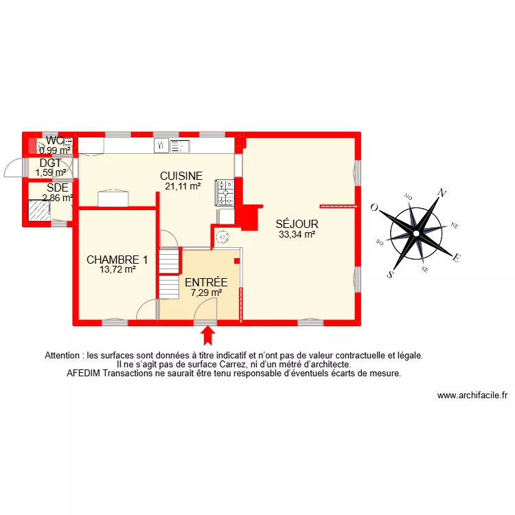 BI 32776 -. Plan de 46  et 512 m²