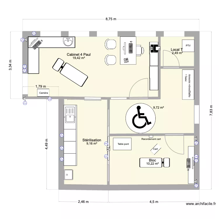 Plan cab v2. Plan de 