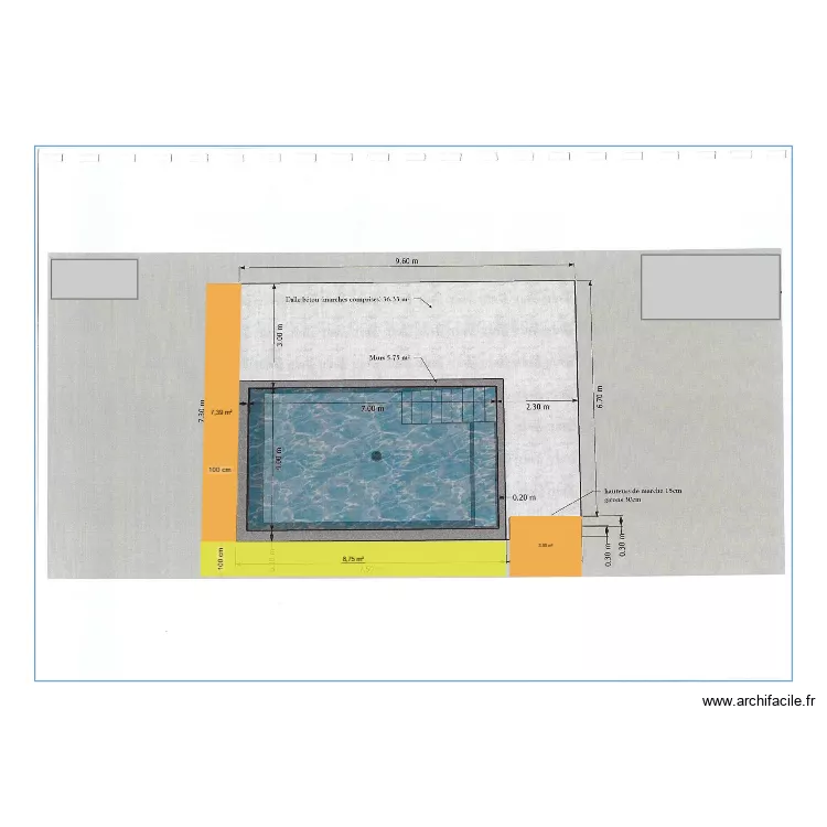 PLAN DE MASSE N&deg;1 . Plan de 