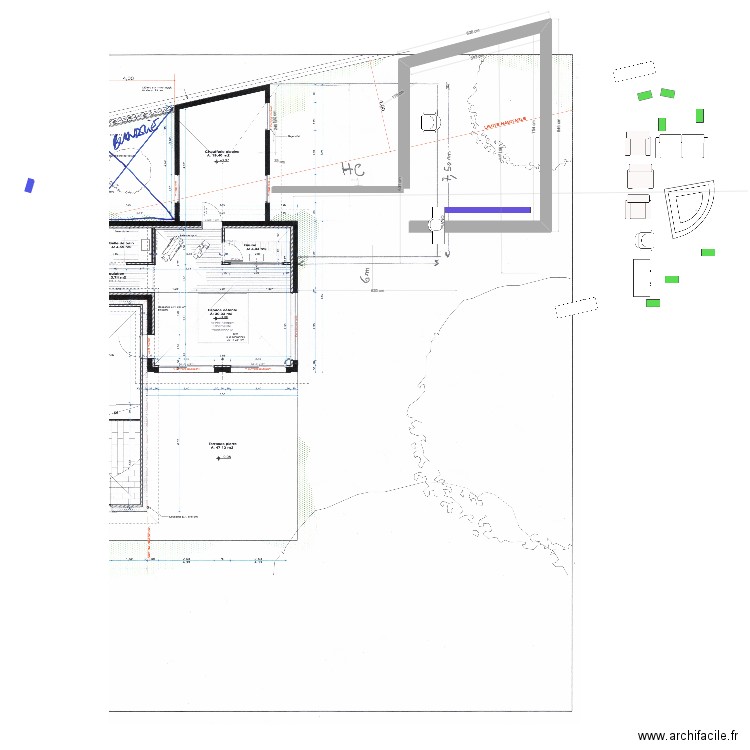Projet extension Vincent_01. Plan de 0 pièce et 0 m2