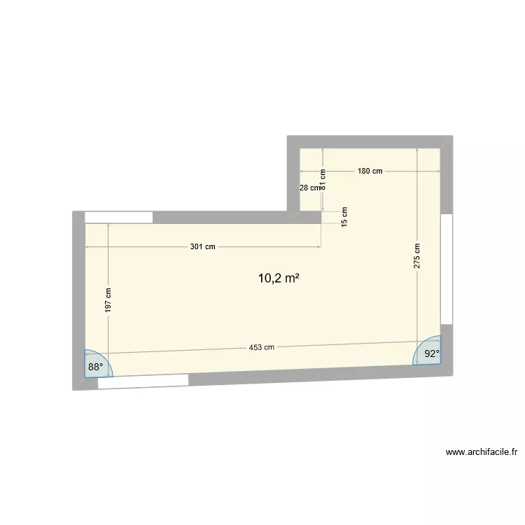 cuisine hannothiaux. Plan de 