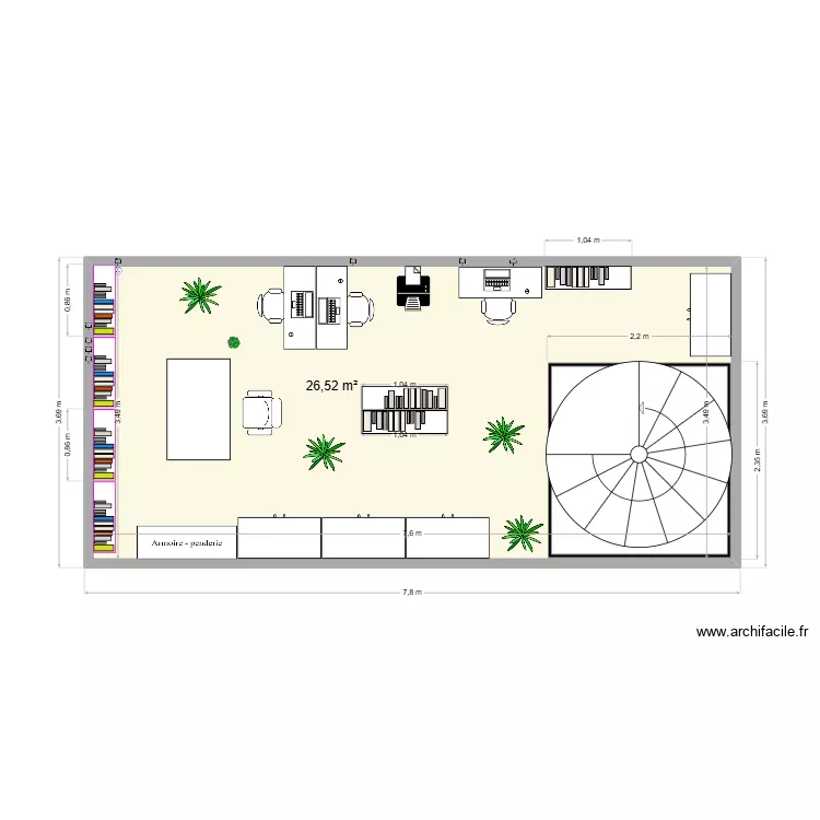GRP Plan 3 avec agencement -test. Plan de 