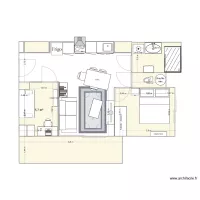 plan ouvert Villa Lauva