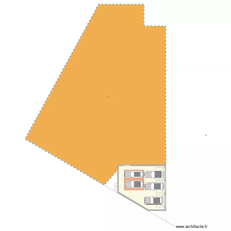 variante 3 portes 11 m. Plan de 